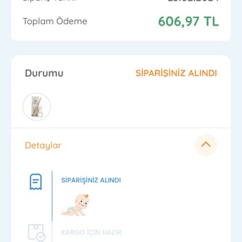 Ebebek Sipariş Süresi Uza