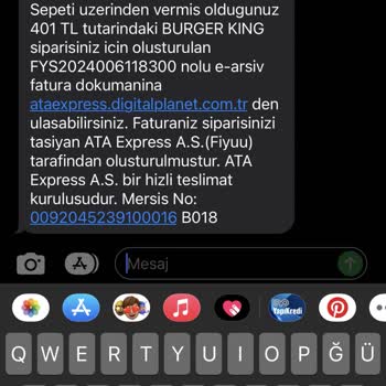 Yemek Sepeti Denilen Firmanın Mağduriyet Giderememe Sorunu Var.