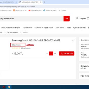 Vodafone İnternet Sitesi Alışveriş Yaparken Dikkat!