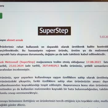 Ankara Metromal SuperStep Puma Mağduriyet!