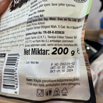 Migros Kuru İncir Paketindeki Kalite Sorunları