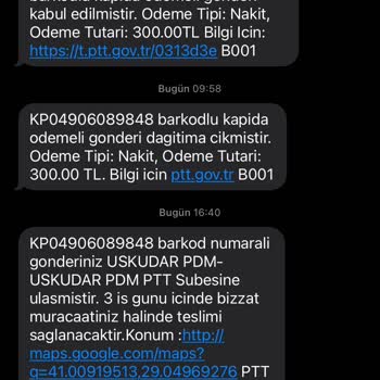 PTT Kargo Kargo Teslimat Sorunu