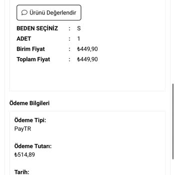 Charmé Butik Ürünüm 1 Aydır Gelmedi