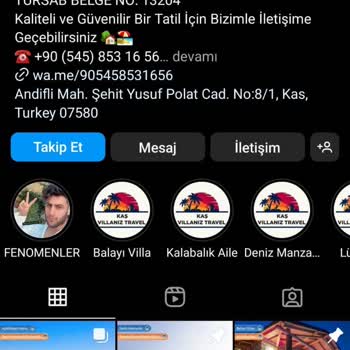 Kaş Villa Travel Kaş Villanız Travel