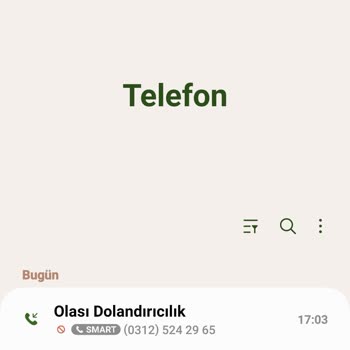 0312 524 29 65 Hat Tarafından Arandım