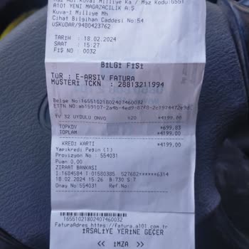 A101 Onvo Televizyon İadesinin Yapılmaması