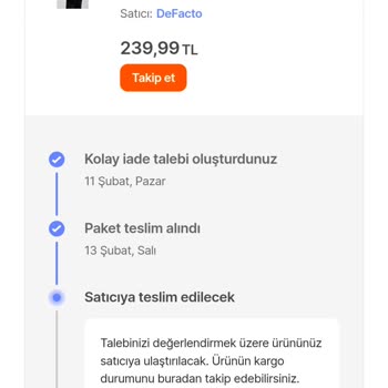 Hepsijet Kargo İle İade Alınan Ürünüm Kayboldu Ve İlgilenilmiyor