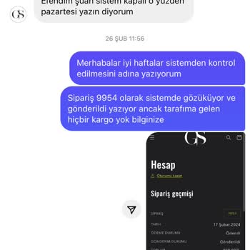 Gözlük Shop Ürün Gönderiminin Yapılmaması