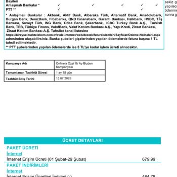Türk Telekom İnternet Faturası Karmaşası Ve Çözüm Arayışı