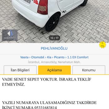 Pehlivanoğlu (Hanif) Kusurlu Mal Satan İşletmeler