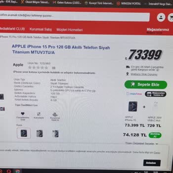 Media Markt Alınan Siparişi Zam Geldi Deyip İptal Etti