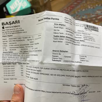 Başarı Teknik Servis Sorun Değişim İçin Destek