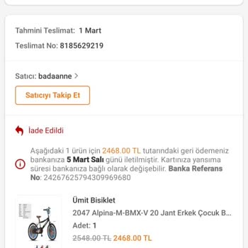Trendyol Müşteri Koruyamaması Fiyatı Değişen Ürünü Gönderememesi