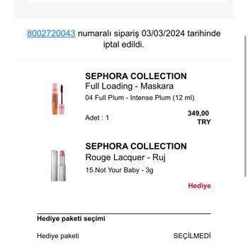 Sephora Hediye Vermemek İçin Her Şeyi Yapıyor