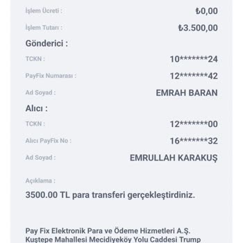 Payfix Hesap Güvenliği Sorunu