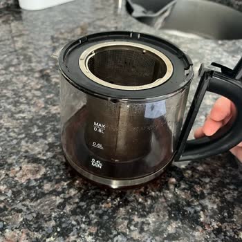 Schafer Gourmemaxx Cam Çay Makinesi Kettle 4 Parça Şeffaf