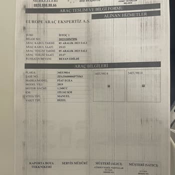 Fiat Gürses Servis Kaynaklı Problem