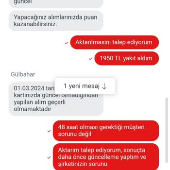 Shell Smart Kart Şikayeti