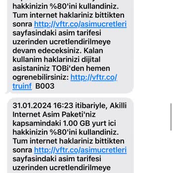 Vodafone Fatura Hatası Giderilsin Lütfen
