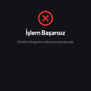 Papara Hologram Hatası Veriyor