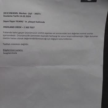 Deichmann'dan Alınan Bot Şikayeti