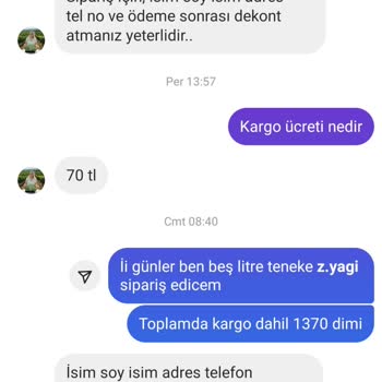 Koy_mahsulleri (Instagram) Kargo Ücreti Farkı Ve Güven Sorunu