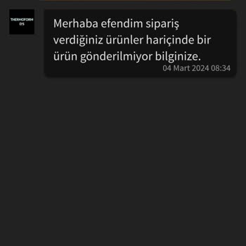 Thermoform Yanlış Ürün Resmi Ve Yanlış Ürün Gönderimi