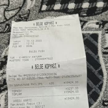 A101 TV Arızası İçi