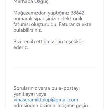 Vina Seramik Ürünü Teslim Etmedi