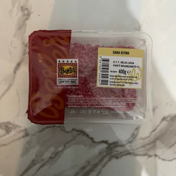 A101'den Aldığım Kıymanın Paketi Şişti