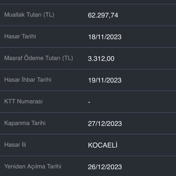 Yanlış Girilen Tramer Kaydının Düzeltilmesi