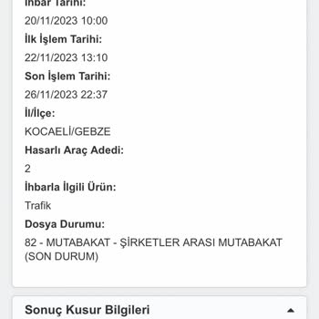 Yanlış Girilen Tramer Kaydının Düzeltilmesi