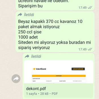 Toptan Kavanoz Bursa Toptankavanoz Firması 1.5 Yıldır Gelmeyen Sipariş.