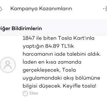 Tosla Param Hala Gönderilmedi
