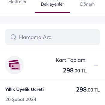 QNB Finansbank Troy Kartımdan Yıllık Aidat Ücreti Kesilmiş