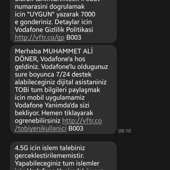 Vodafone Şebeke Ve 4.5G Sorunu
