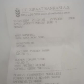 PeP Para Çekerken ATM Kartımı Yuttu Paramı Vermedi Para Hesaptan Eksildi
