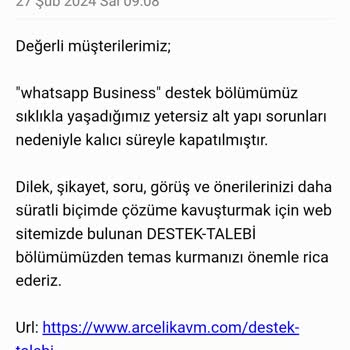 Arcelikavm.com Telefon Siparişi Verdim Kendilerine Ulaşamıyorum