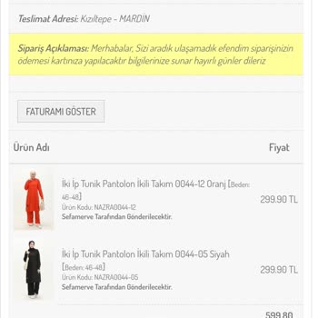 Sefamerve İade Ücreti Yatmaması
