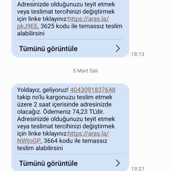 Aras Kargo Ürünü Kaybetti. Aras Kargo Mağduriyeti