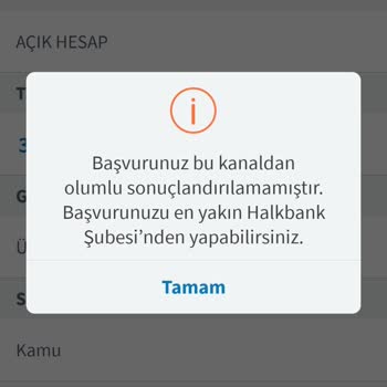 Halkbank Maaş Müşterisiyim KMH Kullanamıyorum