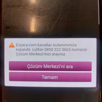 Enpara Hesabımı Durduk Yere Kapattı