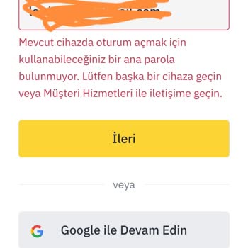 Binance Hesabıma Giriş Yapamıyorum