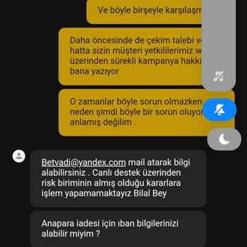 Betvadi Sitesinden Kazancımı Geri İstiyorum.