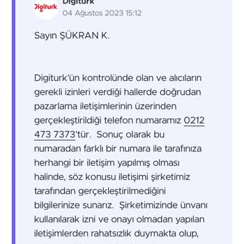 Digiturk Usulsüz Üyelik Başlangıcı Ve Ödeme Alma Yöntemi