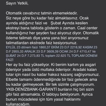 Akbank Kredi Kartı Haksız Faizleri Hakkında