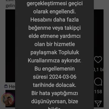 Instagram Geçici Ban Yedim Süresi Doldu Kalkmıyor