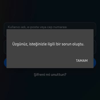 Instagram'a Giriş Yapamıyorum