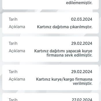 Kuryenet Kart Gönderim Sorunu