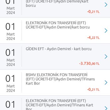 Yapı Kredi Bankasının Habersiz Bir Şekilde EFT'den Para Alması